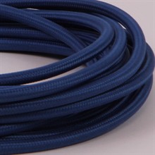 Dark blue textile cable